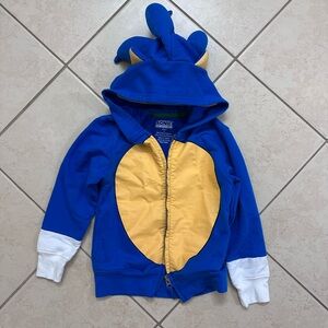 Sonic the Hedgehog Kids Superhero Jacket - Blue and Yellow